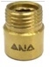 อุปกรณ์ทองเหลือง ข้อต่อตรง ผม. / SOCKET ANA-SOFM143-015