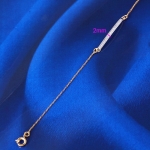 สร้อยข้อมือทองและทองคำขาว 18k gold filled ประดับเพชร CZ น่ารักมากๆ ค่ะ