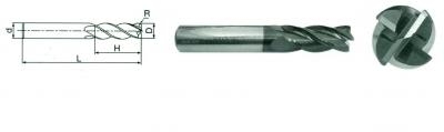 Carbide Radius Corner End Mills