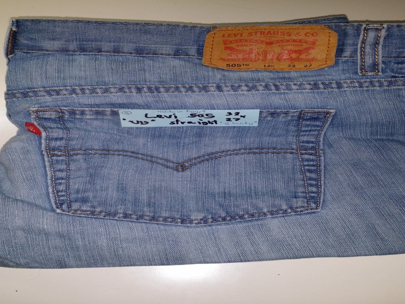 LEVI'S 505 SIZE 32*27 made in EGYPT