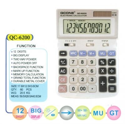 เครื่องคิดเลข รุ่น QC-6200