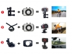 กล้องติดรถจักรยานยนต์-กีฬา Action Camcorder D10