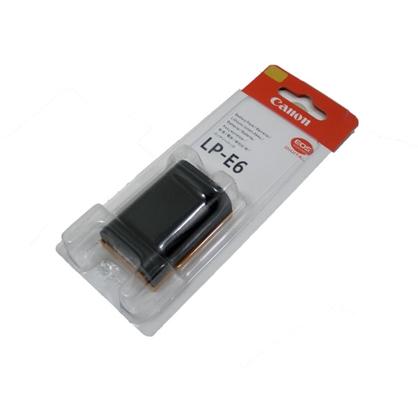 แบตเตอรี่กล้อง ยี่ห้อ Canon LP-E6 ความจุ 1800 mAh