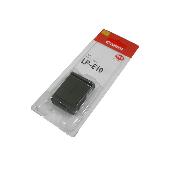 แบตเตอรี่กล้อง ยี่ห้อ Canon LP-E10 ความจุ 860 mAh