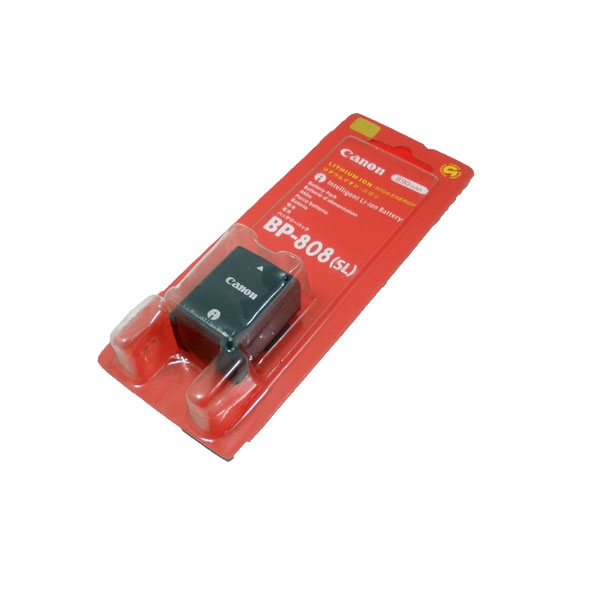 แบตเตอรี่กล้อง ยี่ห้อ Canon BP-808 ความจุ 890 mAh