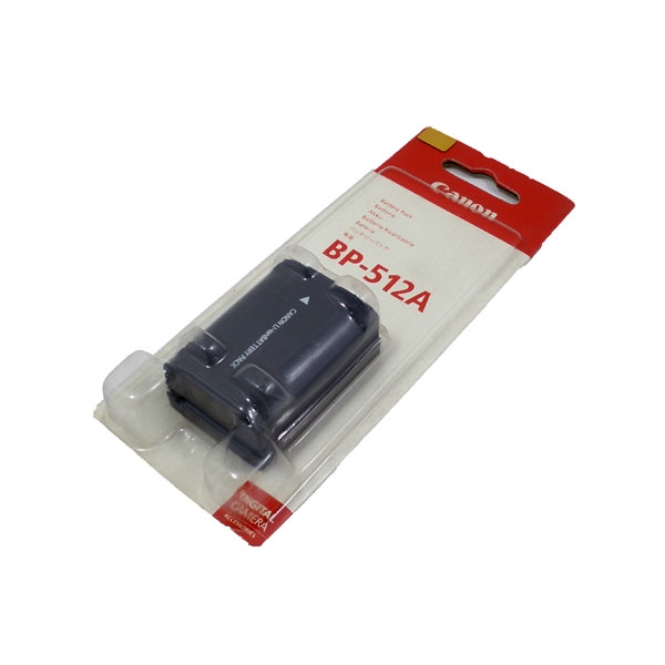 แบตเตอรี่กล้อง ยี่ห้อ Canon BP-512 ความจุ 1390 mAh