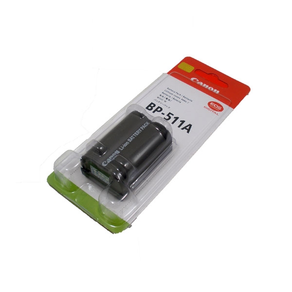 แบตเตอรี่กล้อง ยี่ห้อ Canon BP-511A ความจุ 1390 mAh