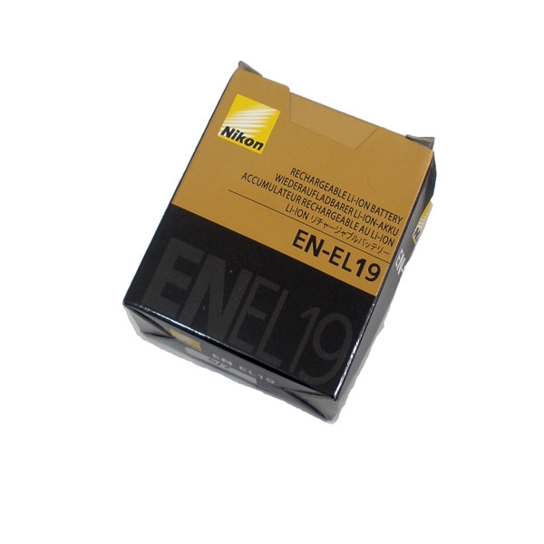 แบตเตอรี่กล้อง ยี่ห้อ Nikon EN-EL19 ความจุ 700 mAh