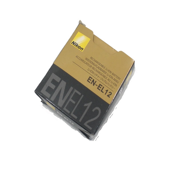 แบตเตอรี่กล้อง ยี่ห้อ Nikon EN-EL12 ความจุ 1050 mAh