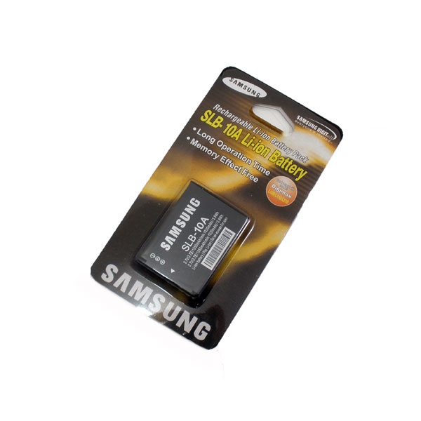 แบตเตอรี่กล้อง ยี่ห้อ Samsung SLB-10A ความจุ 1050 mAh