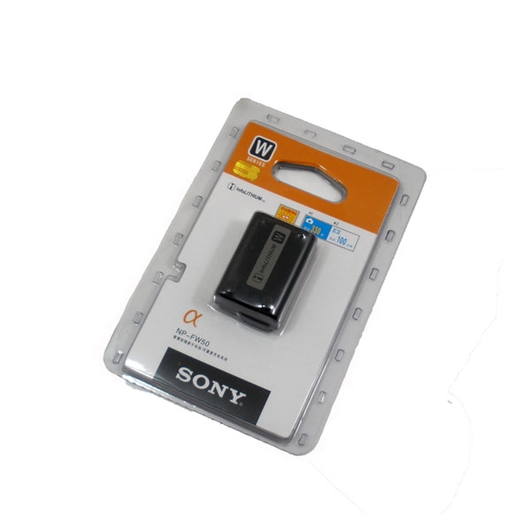 แบตเตอรี่กล้อง ยี่ห้อ Sony NP-FW50 ความจุ 1080 mAh