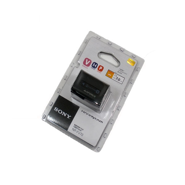แบตเตอรี่กล้อง ยี่ห้อ Sony NP-FV70 ความจุ 1960 mAh