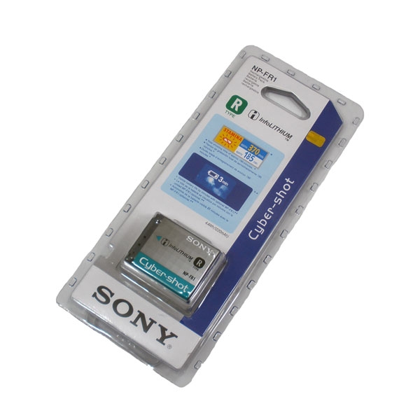 แบตเตอรี่กล้อง ยี่ห้อ Sony NP-FR1 ความจุ 1220 mAh