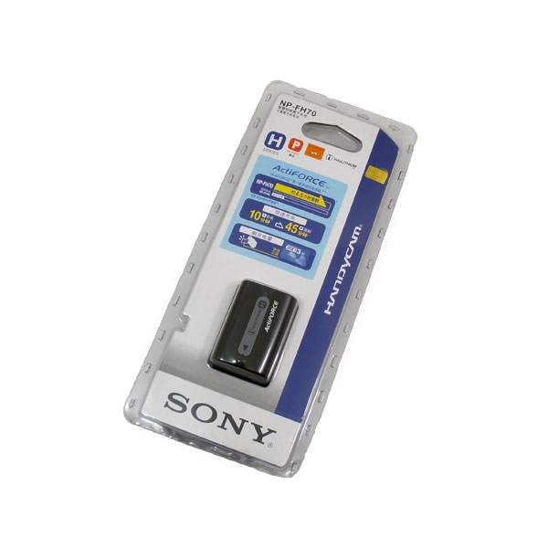 แบตเตอรี่กล้อง ยี่ห้อ Sony NP-FH70 ความจุ 1800 mAh