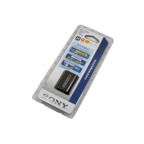 แบตเตอรี่กล้อง ยี่ห้อ Sony NP-FH50 ความจุ 900 mAh