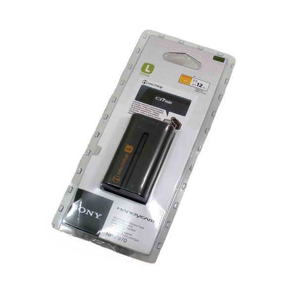 แบตเตอรี่กล้อง ยี่ห้อ Sony NP-F970 ความจุ 6600 mAh
