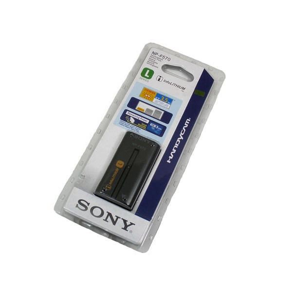 แบตเตอรี่กล้อง ยี่ห้อ Sony NP-F570 ความจุ 2200 mAh