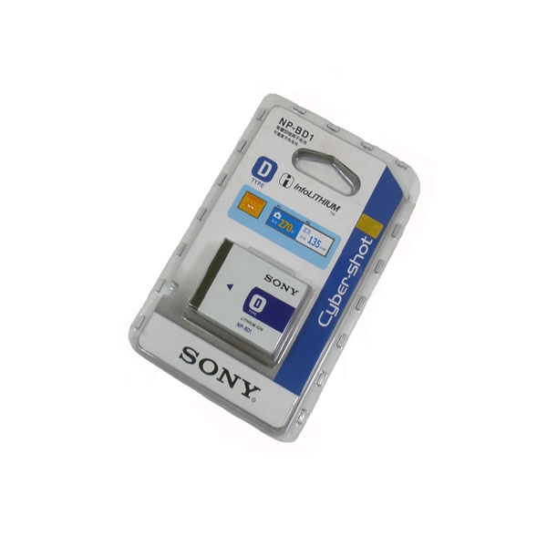 แบตเตอรี่กล้อง ยี่ห้อ Sony NP-BD1 ความจุ 680 mAh