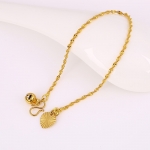 สร้อยข้อมือทองคำ 18k gold filled ลายเกลียว ดีไซน์น่ารัก ของจริงสวยมากค่ะ