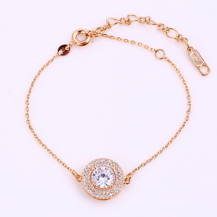 สร้อยข้อมือทองอิตาลี 18k gold filled ประดับเพชร CZ เกรดพรีเมี่ยม ดีไซน์ยอดนิยมสุ สร้อยข้อมือทองอิตาลี 18k gold filled ประดับเพชร CZ เกรดพรีเมี่ยม ดีไซน์ยอดนิยมสุ