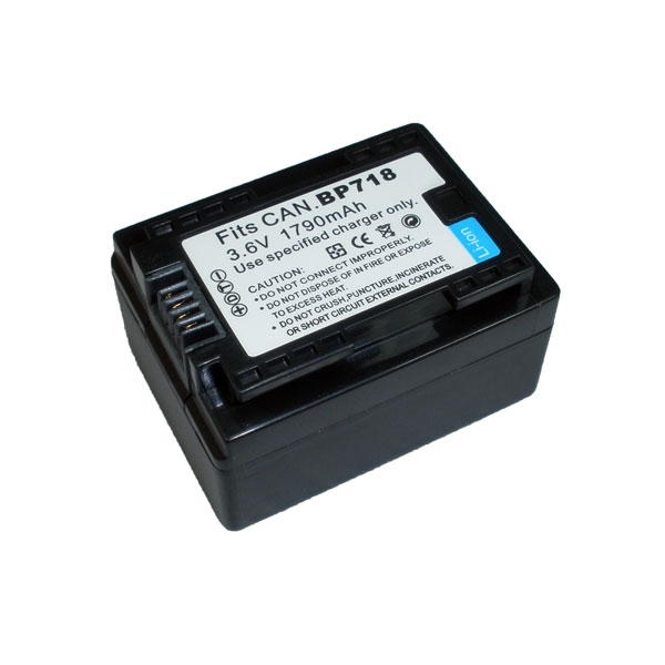 แบตเตอรี่ สำหรับกล้อง Canon รหัสแบต BP-718 (ความจุ 1790mAh)