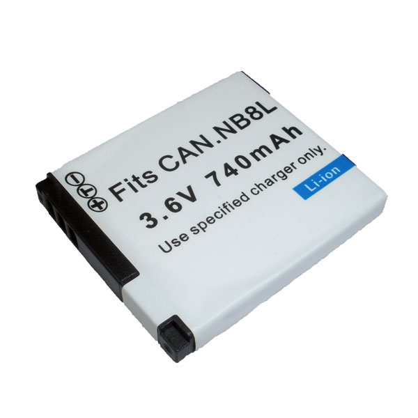 แบตเตอรี่ สำหรับกล้อง Canon รหัสแบต NB-8L (ความจุ 740mAh)