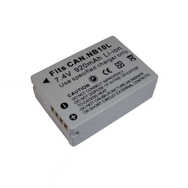 แบตเตอรี่ สำหรับกล้อง Canon รหัสแบต NB-10L (ความจุ 920mAh)