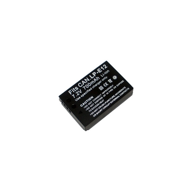 แบตเตอรี่ สำหรับกล้อง Canon รหัสแบต LP-E12 (ความจุ 700mAh)