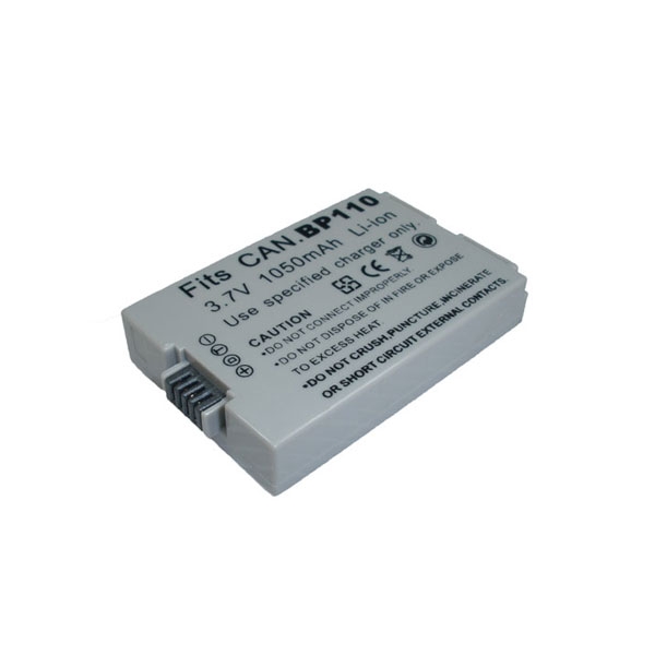 แบตเตอรี่ สำหรับกล้อง Canon รหัสแบต BP-110 (ความจุ 1050mAh)
