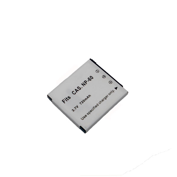 แบตเตอรี่ สำหรับกล้อง Casio รหัสแบต NP60 (ความจุ 720mAh)