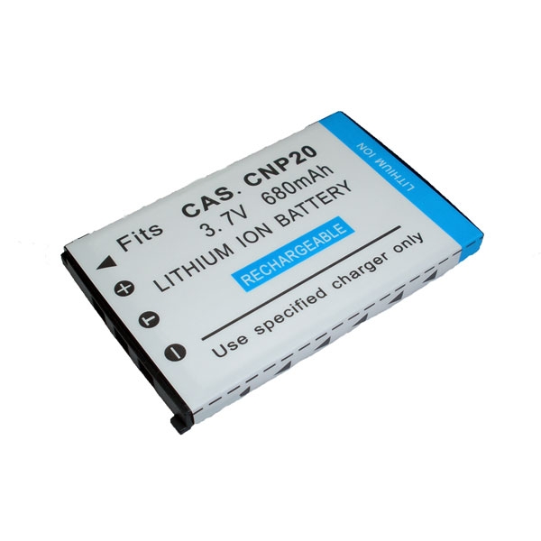 แบตเตอรี่ สำหรับกล้อง Casio รหัสแบต NP20 (ความจุ 680mAh)