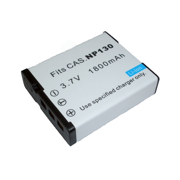 แบตเตอรี่ สำหรับกล้อง Casio รหัสแบต NP130 (ความจุ 1800mAh)