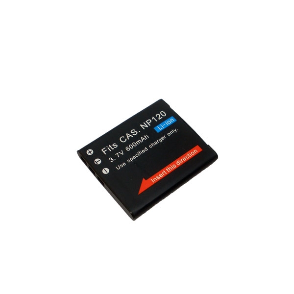 แบตเตอรี่ สำหรับกล้อง Casio รหัสแบต NP120 (ความจุ 600mAh)