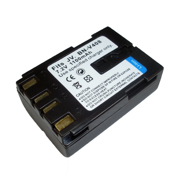 แบตเตอรี่ สำหรับกล้อง JVC รหัสแบต BN-V408 (ความจุ 1100mAh)