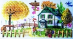 3 D-Wallsticker 33*68 cm.