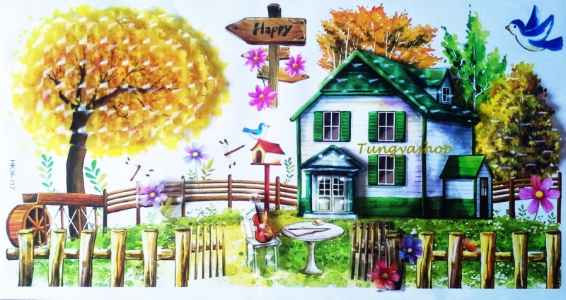 3 D-Wallsticker 33*68 cm. 3 D-Wallsticker 33*68 cm.
