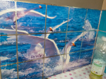 สติ๊กเกอร์กันน้ำมันครัว 45x75 ซม.