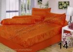 ผ้าแพรปูที่นอน ขนาด 3.5 ฟุต ( P-314 สีส้ม )