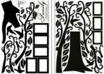 wallsticker 60x90 cm. (2pcs.)