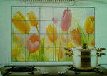 สติ๊กเกอร์กันน้ำมันครัว 60x90 ซม.