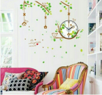 นาฬิกาสติ๊กเกอร์ติดผนังบ้าน 60*90ซม.