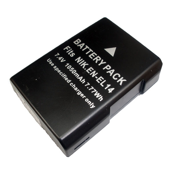 แบตเตอรี่ สำหรับกล้อง Nikon รหัสแบต ENEL14 (ความจุ 1050mAh)