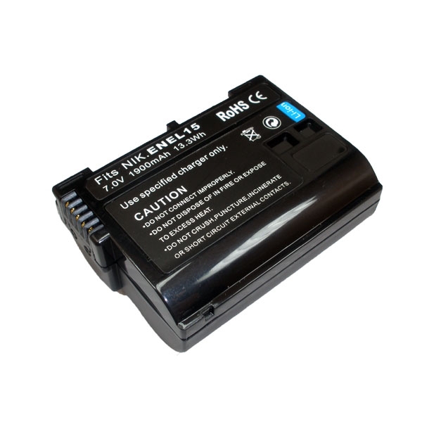 แบตเตอรี่ สำหรับกล้อง Nikon รหัสแบต ENEL15 (ความจุ 1900mAh)