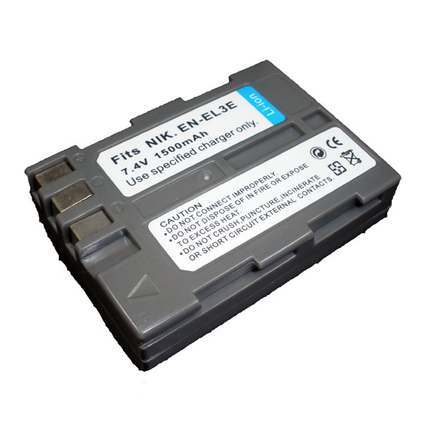 แบตเตอรี่ สำหรับกล้อง Nikon รหัสแบต ENEL3E (ความจุ 1500mAh)