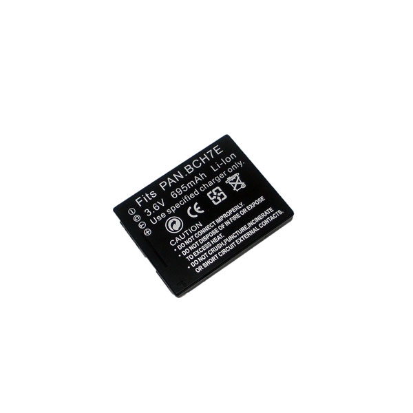 แบตเตอรี่ สำหรับกล้อง Panasonic รหัสแบต BCH7E (ความจุ 695mAh)