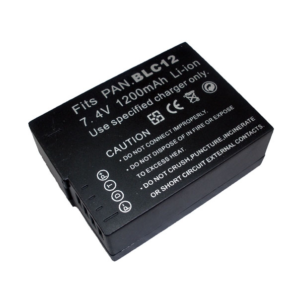 แบตเตอรี่ สำหรับกล้อง Panasonic รหัสแบต BLC12E (ความจุ 1200mAh)