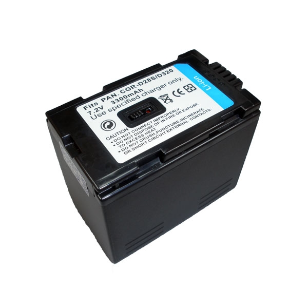 แบตเตอรี่ สำหรับกล้อง Panasonic รหัสแบต D28s (ความจุ 3300mAh)
