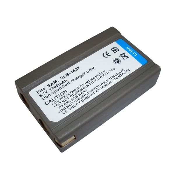 แบตเตอรี่ สำหรับกล้อง Samsung รหัสแบต SLB-1237 (ความจุ 1230mAh)