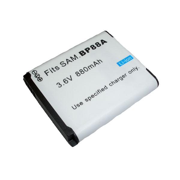 แบตเตอรี่ สำหรับกล้อง Samsung รหัสแบต BP88A (ความจุ 880mAh)