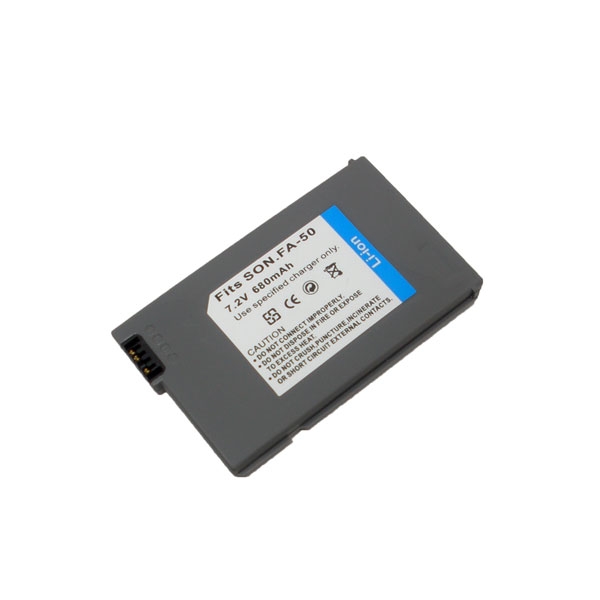 แบตเตอรี่ สำหรับกล้อง Sony รหัสแบต NP-FA50 (ความจุ 680mAh)